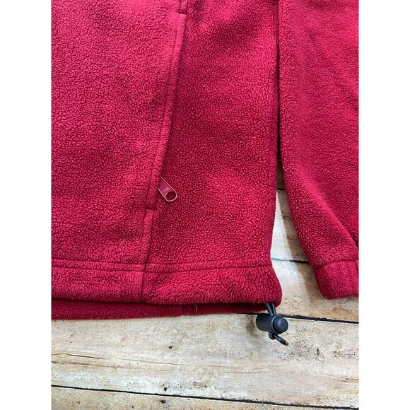 Columbia Sportswear Women's Size M Red Zipper Front Fleece Jacket 207-WL6114 - Picture 5 of 9